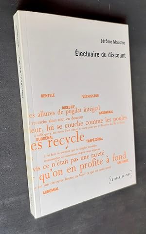 Bild des Verkufers fr Electuaire du discount - zum Verkauf von Le Livre  Venir