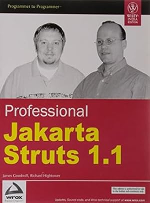 Seller image for Professional Jakarta Struts 1.1 for sale by BombBooks
