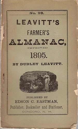 Image du vendeur pour Leavitt's Farmer's Almanac (Improved) 1895 mis en vente par Kenneth Mallory Bookseller ABAA