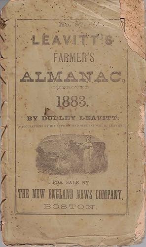 Image du vendeur pour Leavitt's Farmer's Almanac (Improved) 1883 mis en vente par Kenneth Mallory Bookseller ABAA