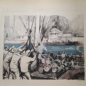 Imagen del vendedor de MARINE GRAVURE FOUQUERAY MILITAIRE 1930 GUERRE 14 18 ENGRAVING F21 a la venta por Librairie RAIMOND