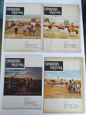 Charrería Nacional. Organo De La Asociación Nacional De Charros. 1963-1965. Once revistas.