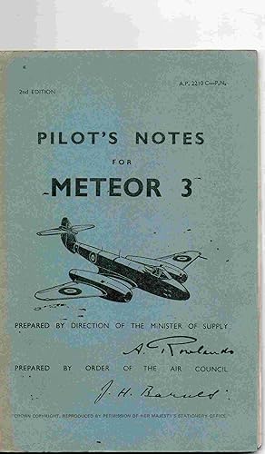 Pilot's Notes Meteor 3