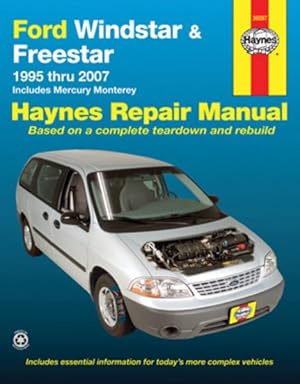 Bild des Verkufers fr Ford Windstar, Freestar & Mercury Monterey Automotive Repair Manual, 1995 Thru 2007 zum Verkauf von GreatBookPrices