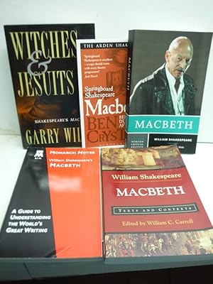 Lot of 5 books on Macbeth