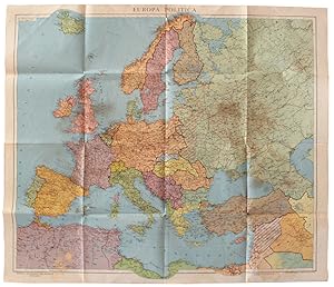 EUROPA POLITICA (1941). Carta geografica. Scala 1:6.000.000.: