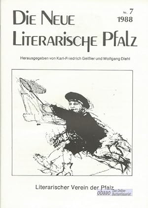 Imagen del vendedor de Die Neue Literarische Pfalz Nr. 7 / 1988 a la venta por obaao - Online-Buchantiquariat Ohlemann