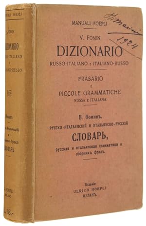 DIZIONARIO RUSSO-ITALIANO E ITALIANO-RUSSO con la pronunzia figurata seguito da un dizionarietto ...