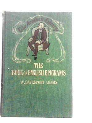 Seller image for English Epigrams for sale by World of Rare Books