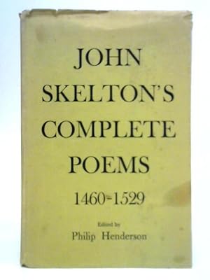 Imagen del vendedor de The Complete Poems of John Skelton a la venta por World of Rare Books