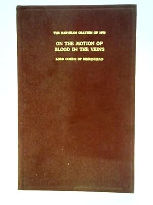 Bild des Verkufers fr On the Motion of Blood in the Veins zum Verkauf von World of Rare Books