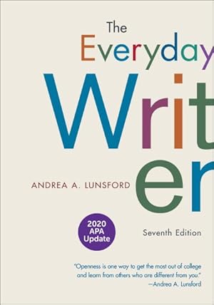 Bild des Verkufers fr Everyday Writer : With 2020 Apa Update zum Verkauf von GreatBookPrices