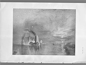 Seller image for The Fighting Temeraire Tugged To Her Last Berth To Be Broken Up, Illustration for sale by Legacy Books II