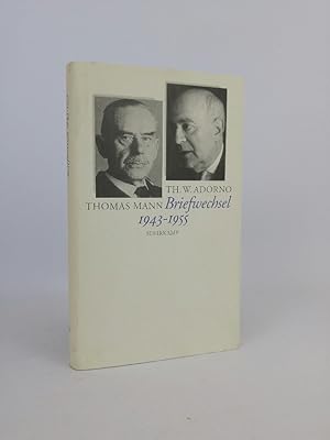 Bild des Verkufers fr Briefe und Briefwechsel Band 3: Theodor W. Adorno/Thomas Mann. Briefwechsel 1943 1955 zum Verkauf von ANTIQUARIAT Franke BRUDDENBOOKS