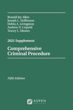 Seller image for Comprehensive Criminal Procedure : 2021 Case Supplement for sale by GreatBookPrices