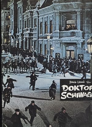 Image du vendeur pour David Lean s Film "Doktor Schiwago" (Deutsches Souvenir-Filmprogramm) [weitere Mitwirkende: Guinness, Alec - Chaplin, Geraldine - Steiger, Rod - Kinski, Klaus]] mis en vente par Versandantiquariat Ottomar Khler