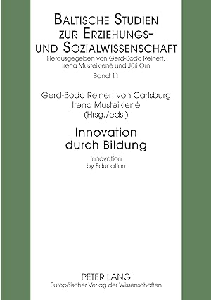 Bild des Verkufers fr Innovation durch Bildung. Innovation by Education zum Verkauf von moluna