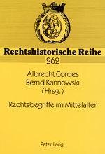 Seller image for Rechtsbegriffe im Mittelalter for sale by moluna