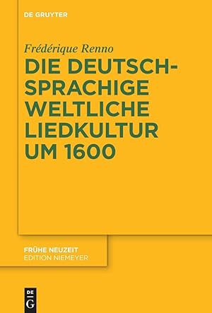 Bild des Verkufers fr Die deutschsprachige weltliche Liedkultur um 1600 zum Verkauf von moluna