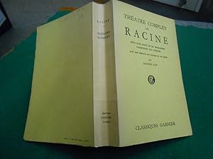 Theatre complet de Racine. Suivi d'un choix de ses epigrammes concernant son theatre. Aus der Rei...