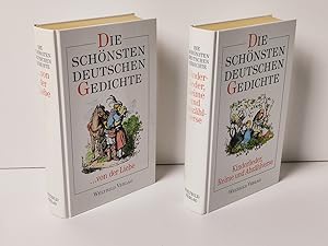 Die schönsten Deutschen Gedichte : 2 Bände : Kinderlieder, Reime und Abzählverse + . von der Liebe