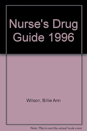 Seller image for Nurses' Drug Guide, 1996 for sale by Redux Books