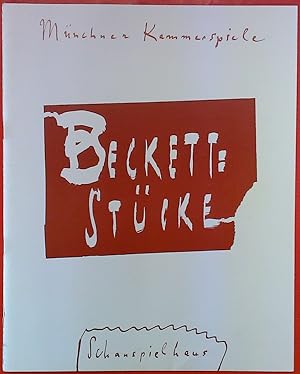 Imagen del vendedor de Mnchner Kammerspiele - BECKETT-STCKE a la venta por biblion2