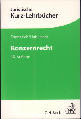 Bild des Verkufers fr Konzernrecht. Ein Studienbuch. zum Verkauf von Antiquariat Jenischek