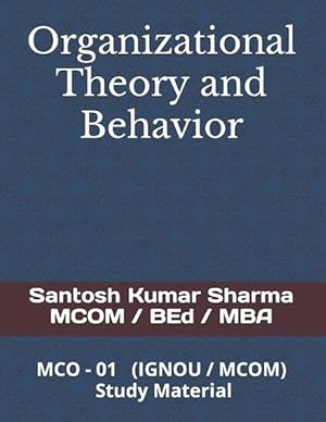 Imagen del vendedor de Organizational Theory and Behavior (Paperback) a la venta por Grand Eagle Retail