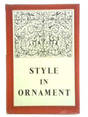 Imagen del vendedor de Style in Ornament a la venta por World of Rare Books