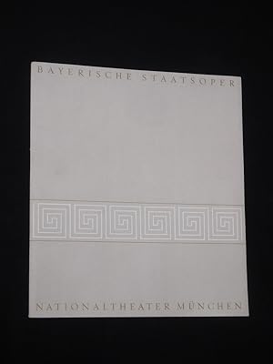 Bild des Verkufers fr Bltter der Bayerischen Staatsoper Mnchen, Heft 2, 1966/67. Programmheft ORPHEUS UND EURYDIKE von Calzabigi, Gluck (Musik). Musikal. Ltg.: Joseph Keilberth, Insz.: Gnther Rennert, Bhnenbild/ Kostme: Teo Otto, Choreografie: Lothar Hoefgen. Mit Hermann Prey (Orpheus), Leonore Kirschstein (Eurydike), Helen Donath (Gtterbote) zum Verkauf von Fast alles Theater! Antiquariat fr die darstellenden Knste