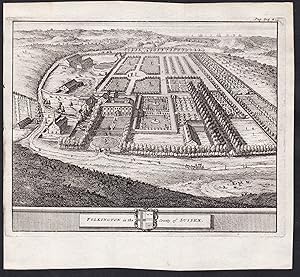 "Folkington in the County of Sussex." - Folkington Manor Polegate West Sussex England Ansicht view