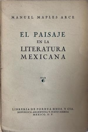 El paisaje en la literatura mexicana