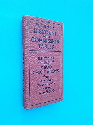 Warne's Discount and Commission Tables
