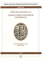 Seller image for Girolamo Savonarola O.P. introductorium confessorum confessionale for sale by Libreria Studio Bosazzi