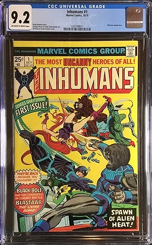 Imagen del vendedor de The INHUMANS No. 1 (Oct. 1975) - CGC Graded 9.2 (NM-) a la venta por OUTSIDER ENTERPRISES