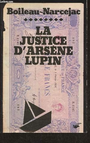 Seller image for La justice d'Arsène Lupin for sale by Le-Livre