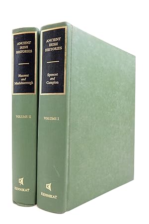 Seller image for ANCIENT IRISH HISTORIES: THE WORKS OF SPENCER, CAMPION, HANMER, AND MARLENBURROUGH (2 VOLUMES) for sale by Stella & Rose's Books, PBFA