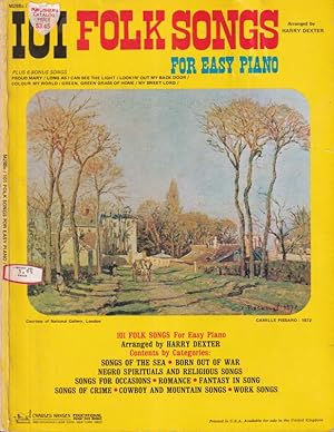 Bild des Verkufers fr 101 Folk Songs for Easy Piano zum Verkauf von Clivia Mueller