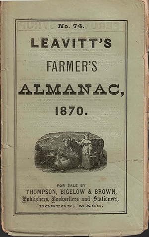 Image du vendeur pour Leavitt's Farmer's Almanac 1870 mis en vente par Kenneth Mallory Bookseller ABAA