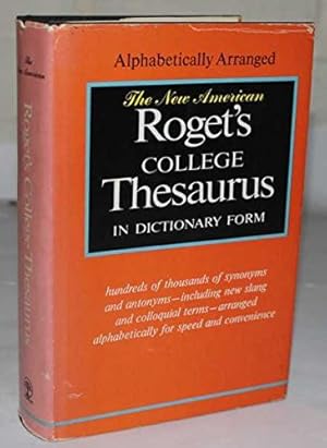 Imagen del vendedor de The New American Roget's College Thesaurus a la venta por Redux Books