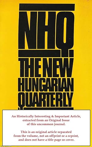 Imagen del vendedor de The Politics of Exile. An original article from The New Hungarian Quarterly, 1991. a la venta por Cosmo Books