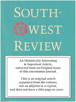 Seller image for Family Plots: AIDS Memoirs and The Narrative of Reaffiliation. An original article from South West Review, 1996. for sale by Cosmo Books