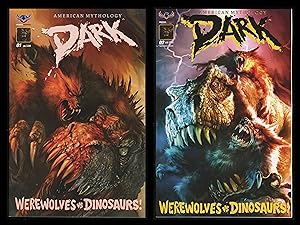 Seller image for Dark Werewolves vs Dinosaurs Variant Comic Set 1-2 Lot Chris Scalf Ferocious & Vicious Werewolf Horror for sale by CollectibleEntertainment