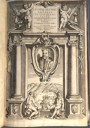 Immagine del venditore per La Gerusalemme Liberata; Di Torquato Tasso Figurata da Bernardo Castello con le annotationi di Scipion Gentili, e di Giulio Guastavini e li argomenti di Oratio Ariosti venduto da Rob Zanger Rare Books LLC