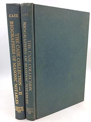 Imagen del vendedor de THE CASE COLLECTION: Biographies of Masonic Notables, Volumes I-II a la venta por Kubik Fine Books Ltd., ABAA