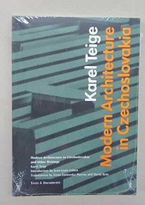 Bild des Verkufers fr Modern Architecture in Czechoslovakia and Other Writings: Texts & Documents zum Verkauf von Midway Book Store (ABAA)