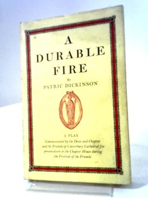 Imagen del vendedor de Durable Fire: Play a la venta por World of Rare Books