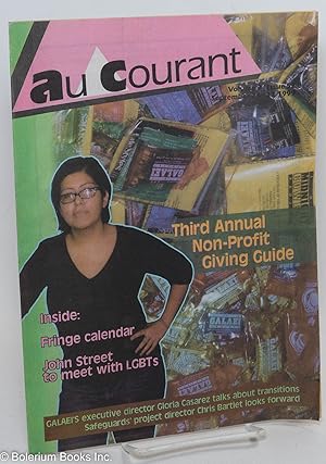 Seller image for Au Courant Magazine: vol. 3, #52, Sept. 21-27, 1999: Third Annual Non-Profit Giving Guide for sale by Bolerium Books Inc.