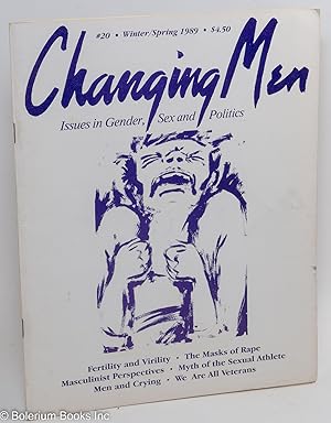 Imagen del vendedor de Changing Men: issues in gender, sex and politics; #20, Winter/Spring 1989: Masks of Rape a la venta por Bolerium Books Inc.